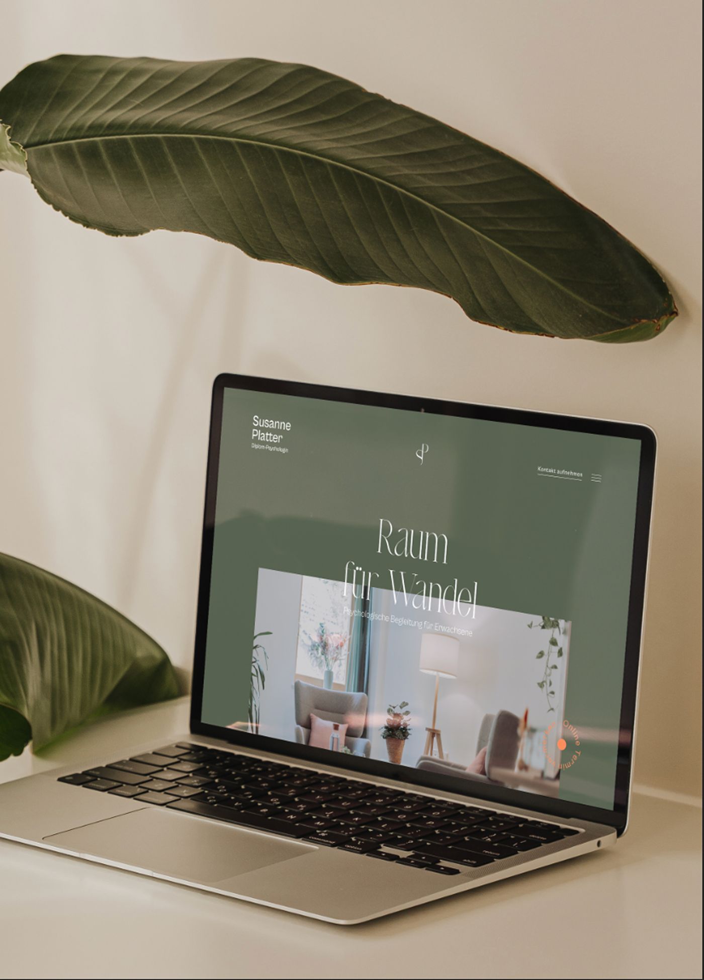 Susanne Platter Webdesign Onepager