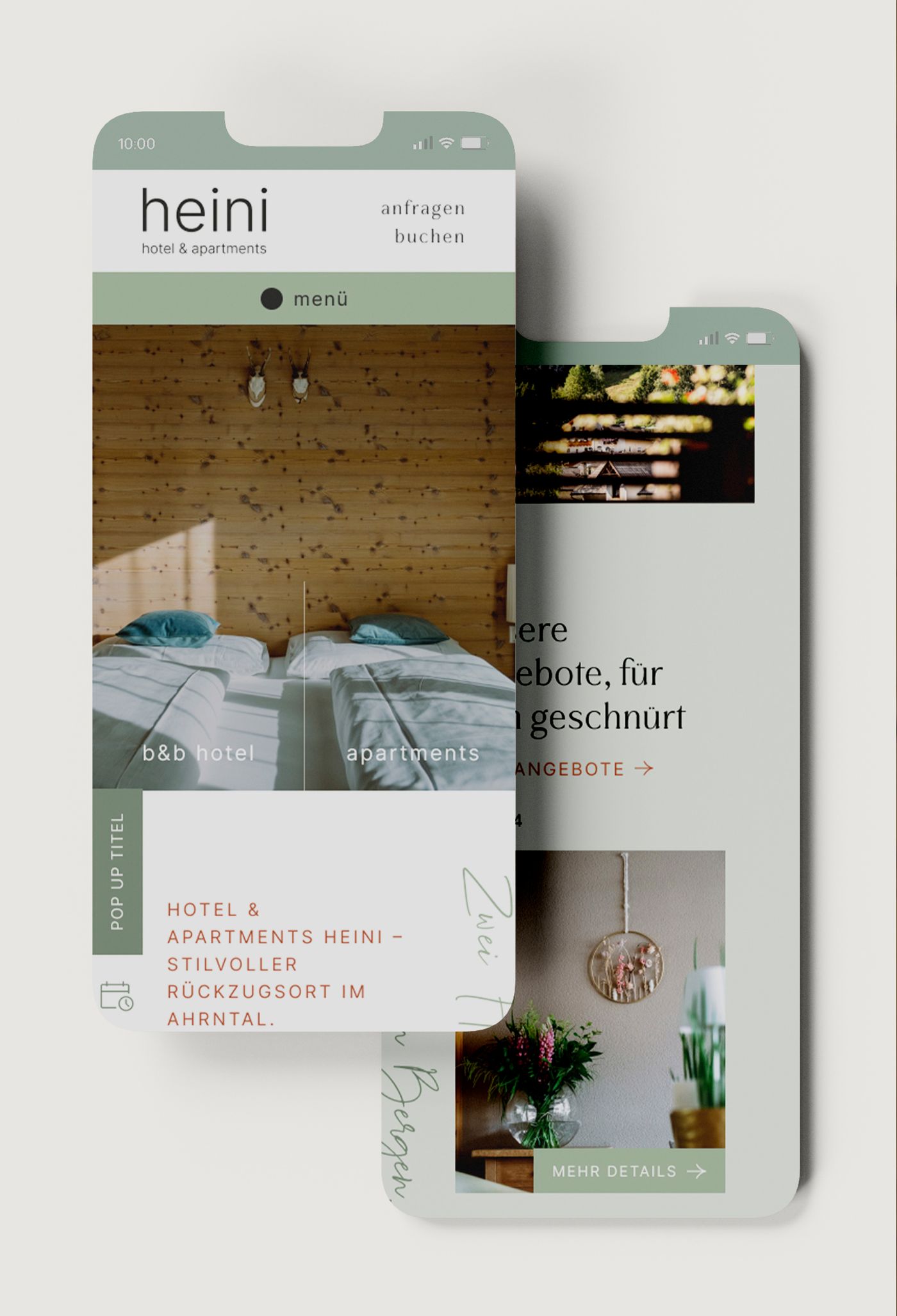 Heini Hotel & Apartments – Responsive Webdesign
